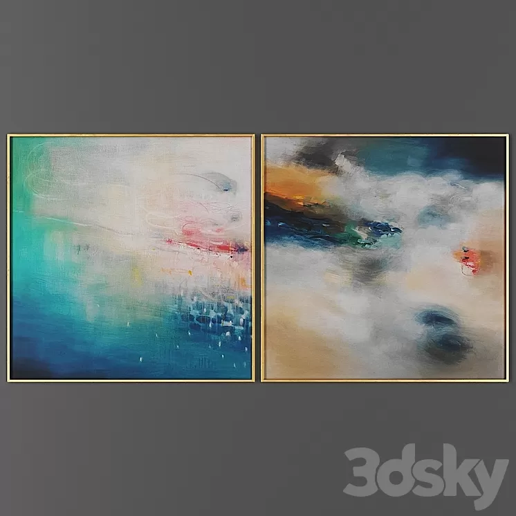 Picture frame set 00053-35 3D Model