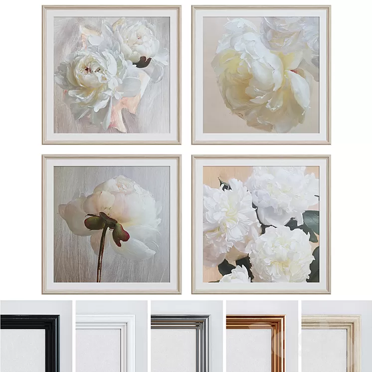 Picture Frame Set 103 3D Model Free