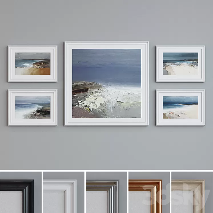 Picture Frame Set 34 3D Model