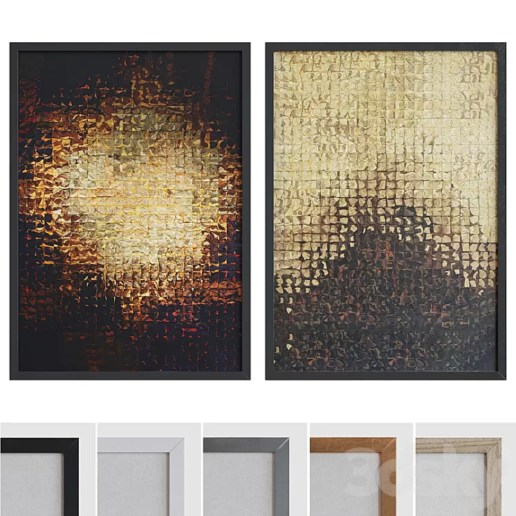 Picture Frame Set 763 3D Model Free