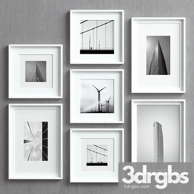 Picture frames set-25_2 3D Model Download