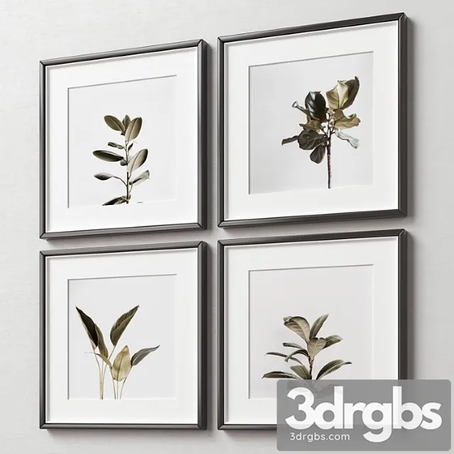Picture Frames Set 278 3D Model Download
