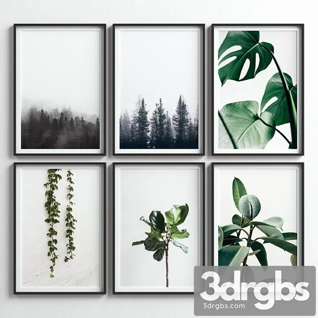 Picture frames set-47 3D Model Download