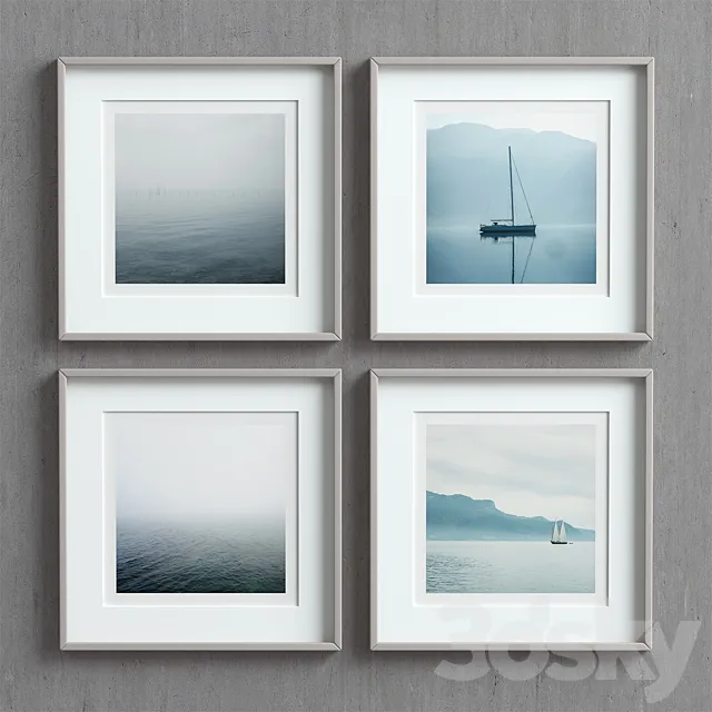 Picture Frames Set-66 3DModel