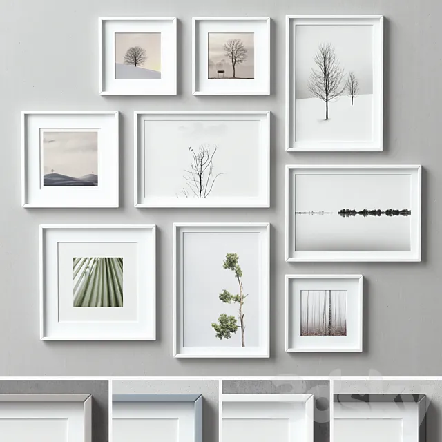 Picture Frames Set-87 3DModel