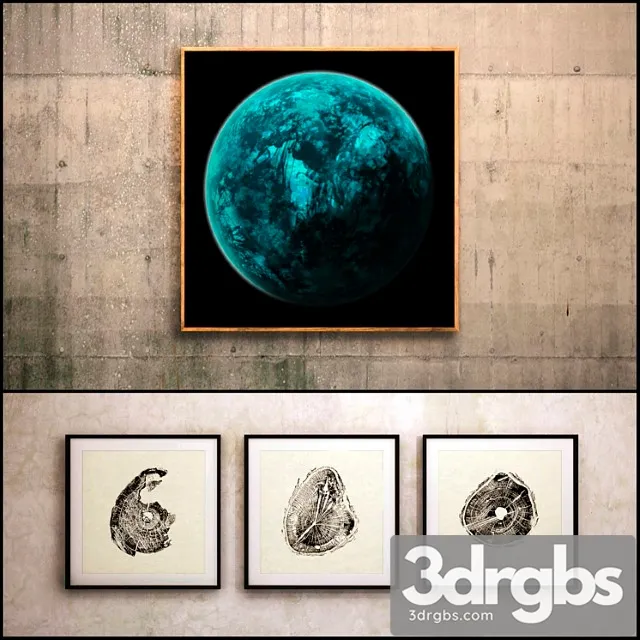 Picture In Ramie 13 Х Collection 31 Abstraction 1 3D Model Free