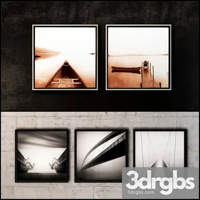Picture In Ramie Collection 83 Photo Frame 3D Model Download