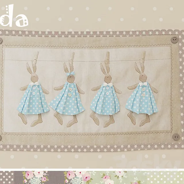 Picture Of Hares 3DModel