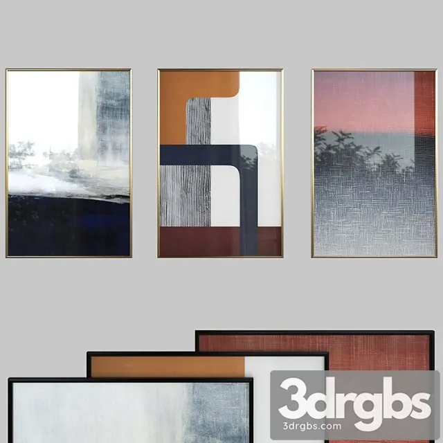 Picture On Canvas With Frame 025 3D Model Download