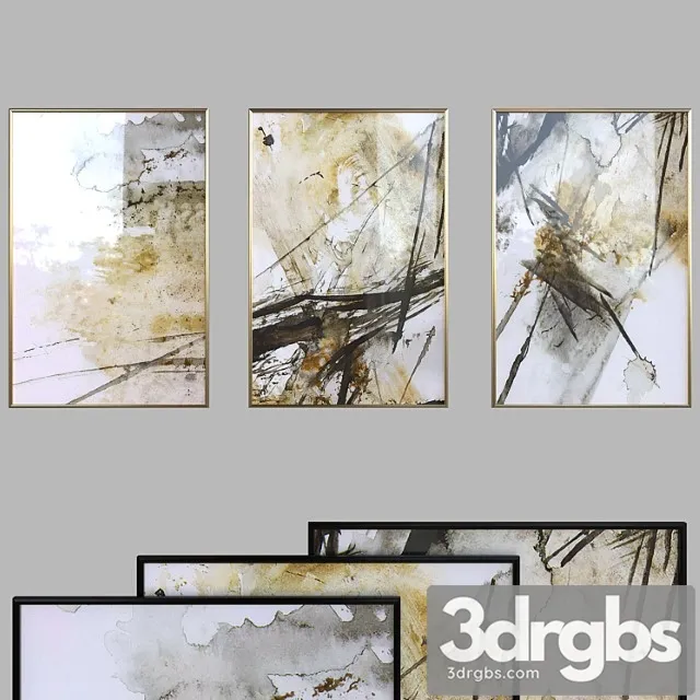 Picture On Canvas With Frame 027 3D Model Download