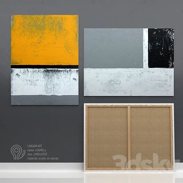 Picture. Series Camel by LINGAM ART 3D Model