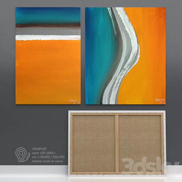 Picture. Series Sri Lanka by LINGAM ART 3D Model