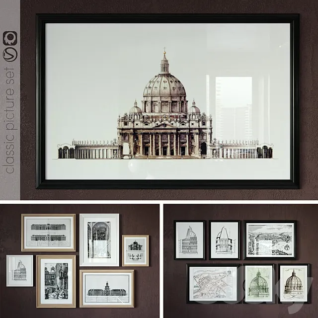 Picture set 3 3DModel