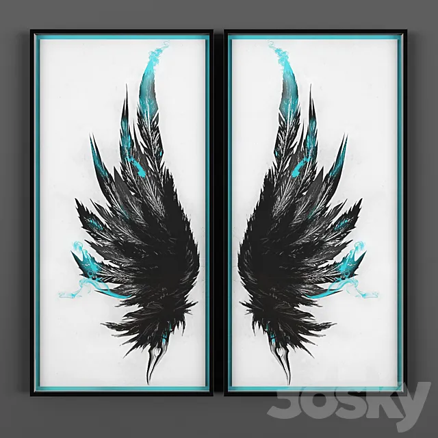 Picture "Wings" 3D Model