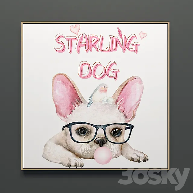 Pictures "Animals" 3D Model