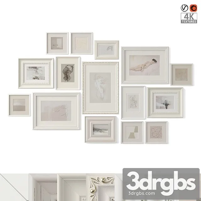 Pictures In Classic Frames 3 3D Model Free