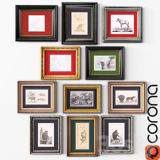 Pictures in frame 19 3D Model