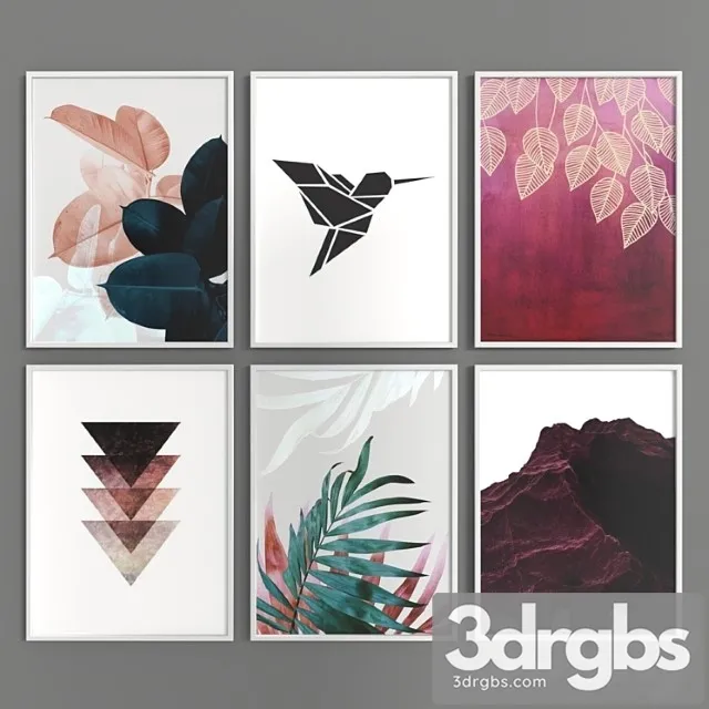 Pictures Set Vol 2 3D Model Free