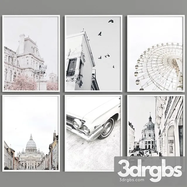 Pictures Set Vol 32 3D Model Free