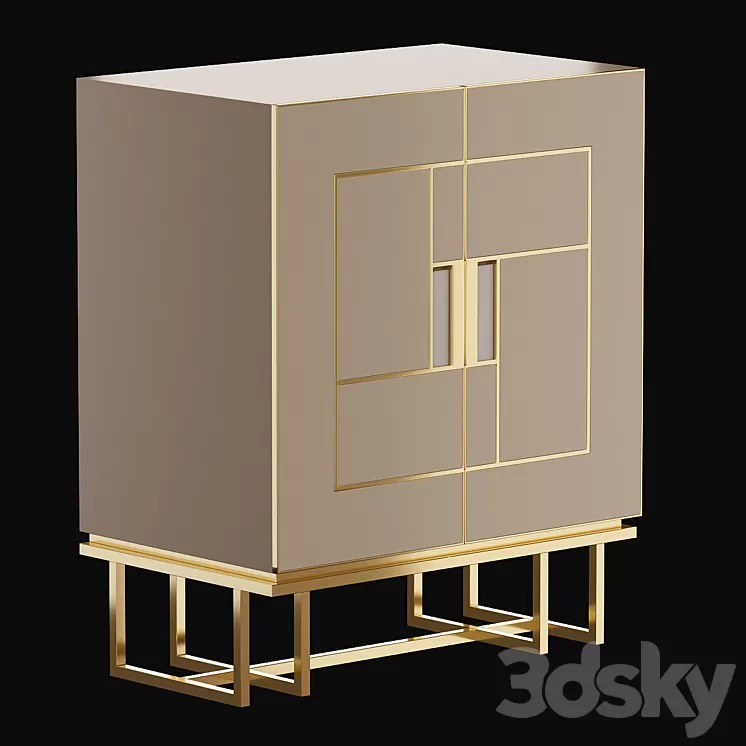 Piemont Cabinet Frato Interiors 3D Model