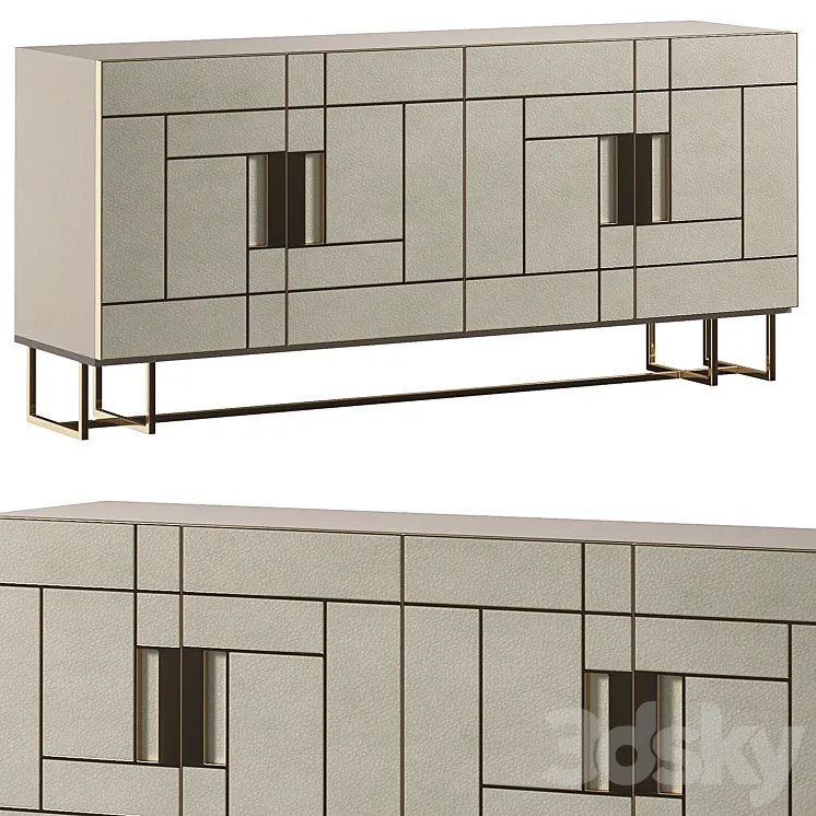 Piemont Sideboard By Frato Collection 3D Model Free