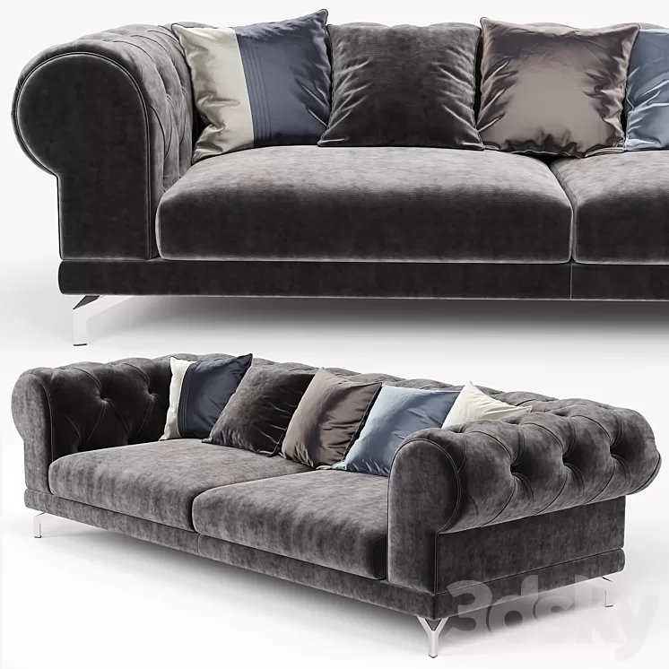 Piermaria Andre Sofa 3D Model
