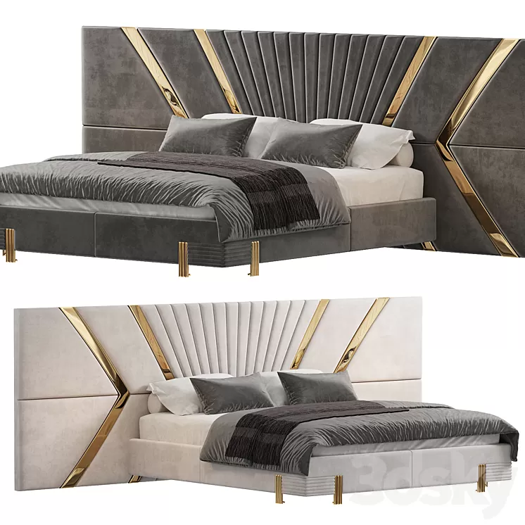 Piero Bed Beds 3D Model Free