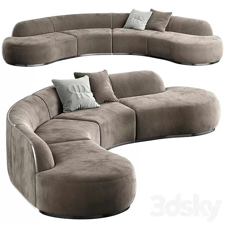 PIERRE M SECTIONAL SOFA 3D Model