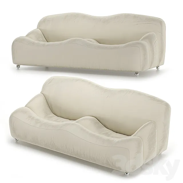 Pierre Paulin ABCD Sofa for Artifort 3DModel