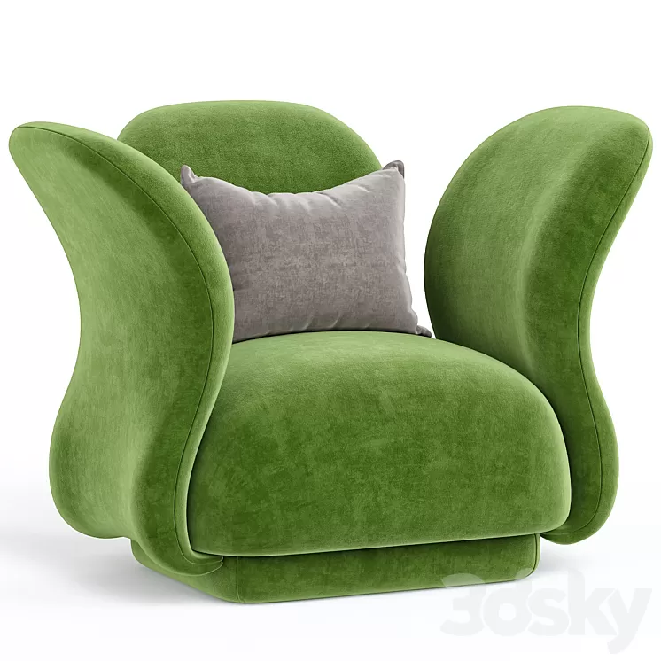 Pierre Paulin armchair 3D Model