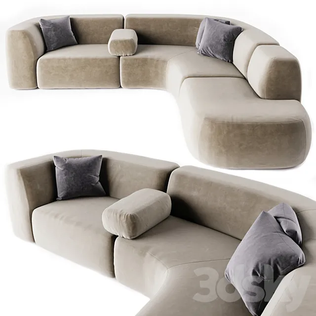 Piet Boon. BO sofa. 3D Model