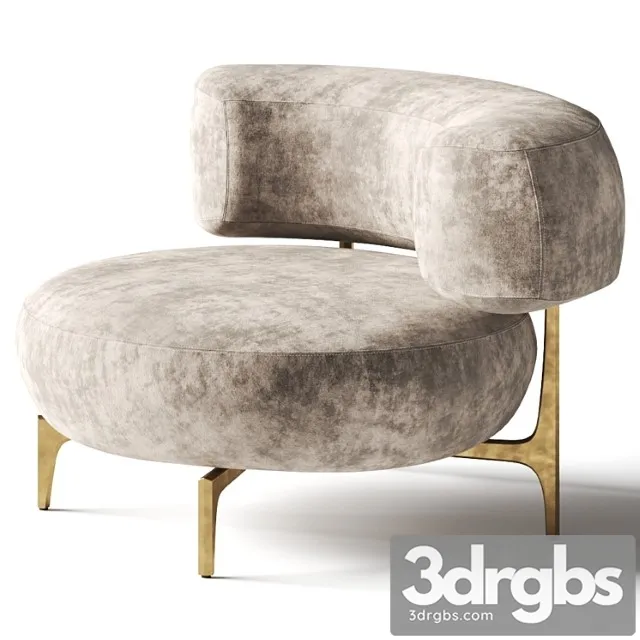 Piet boon ella living armchair 3D Model Free