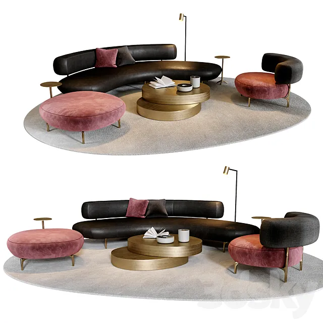 Piet Boon set 3DModel