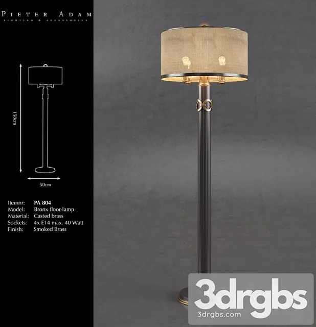 Pieter adam bronx floor-lamp pa 804 Free Download