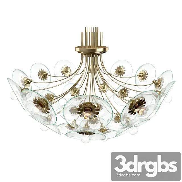 Pietro Chiesa Raro Grande Lampadario 3D Model Free