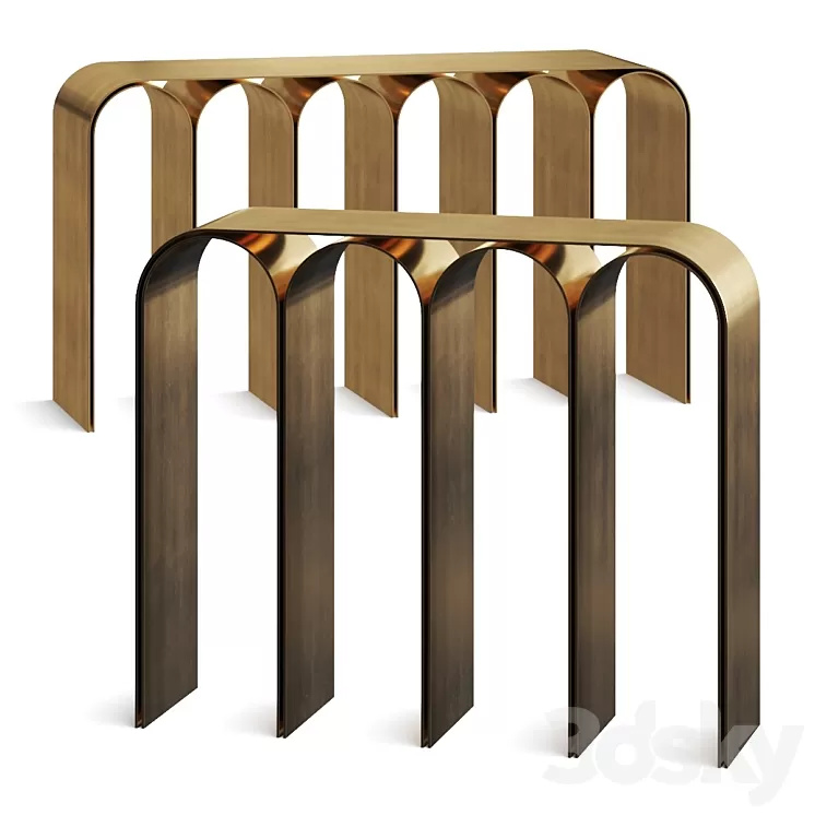 Pietro Franceschini Arch Console Tables 3D Model