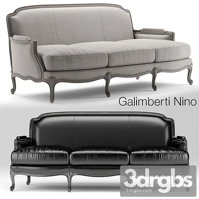 Pigra Divano Sofa 01 3D Model Free