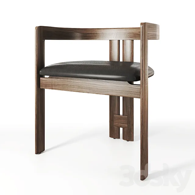 Pigreco chair by Tacchini 3D Model