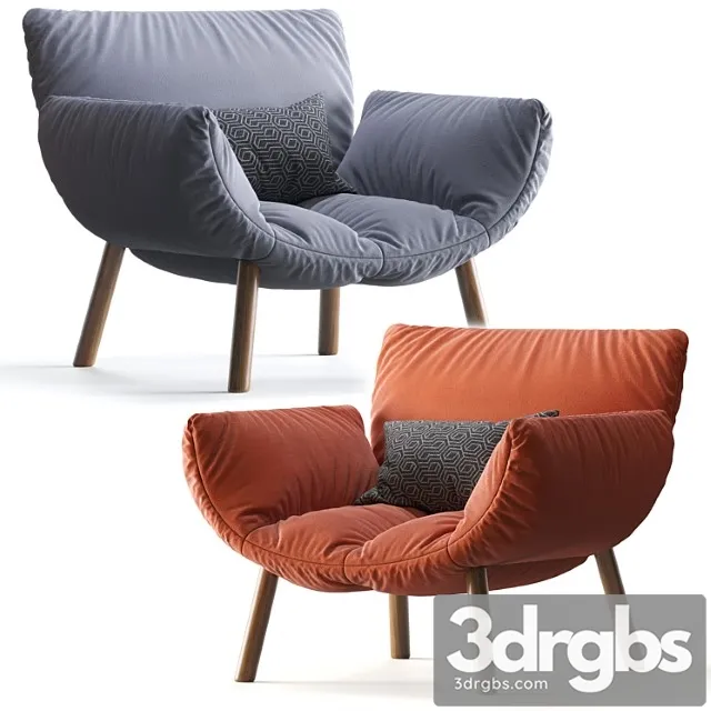Pil bonaldo armchair 3D Model Free