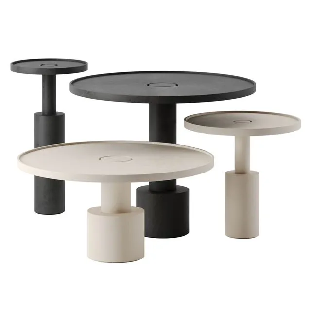 Pilar side tables by Baxter 3D Model