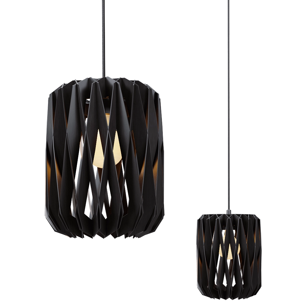 Pilke  - Pendant lamp Pilke Signature 18 black 3D Model
