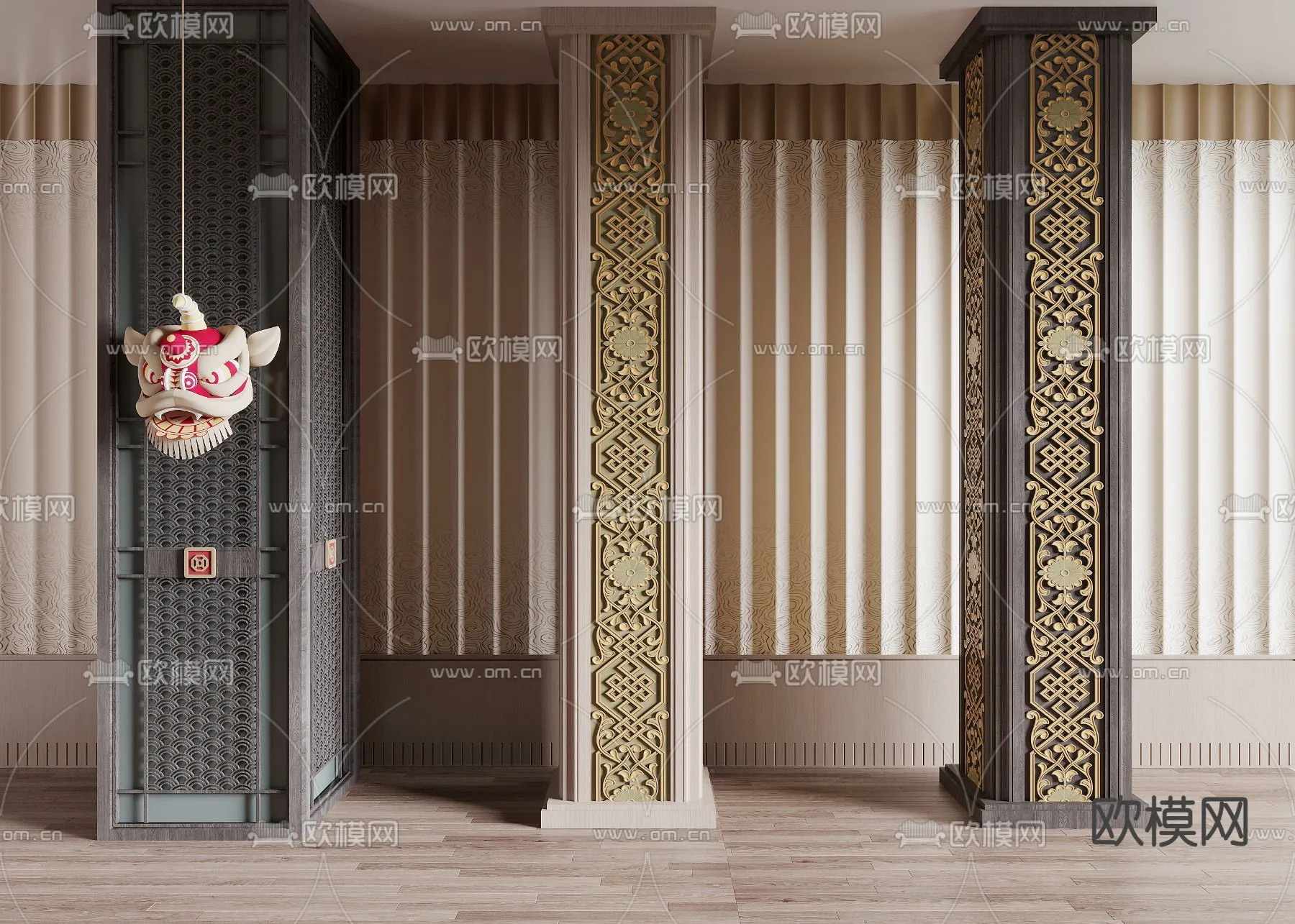 PILLAR 3D MODELS - VRAY / CORONA - 3D MODEL - 508