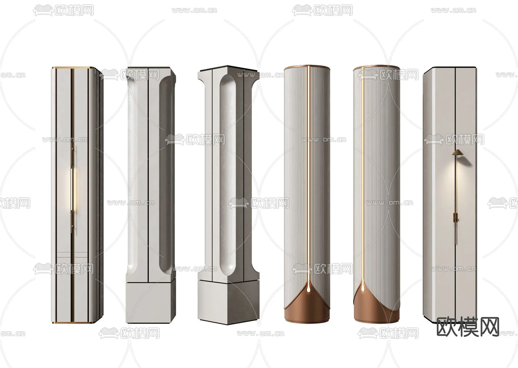 PILLAR 3D MODELS - VRAY / CORONA - 3D MODEL - 518