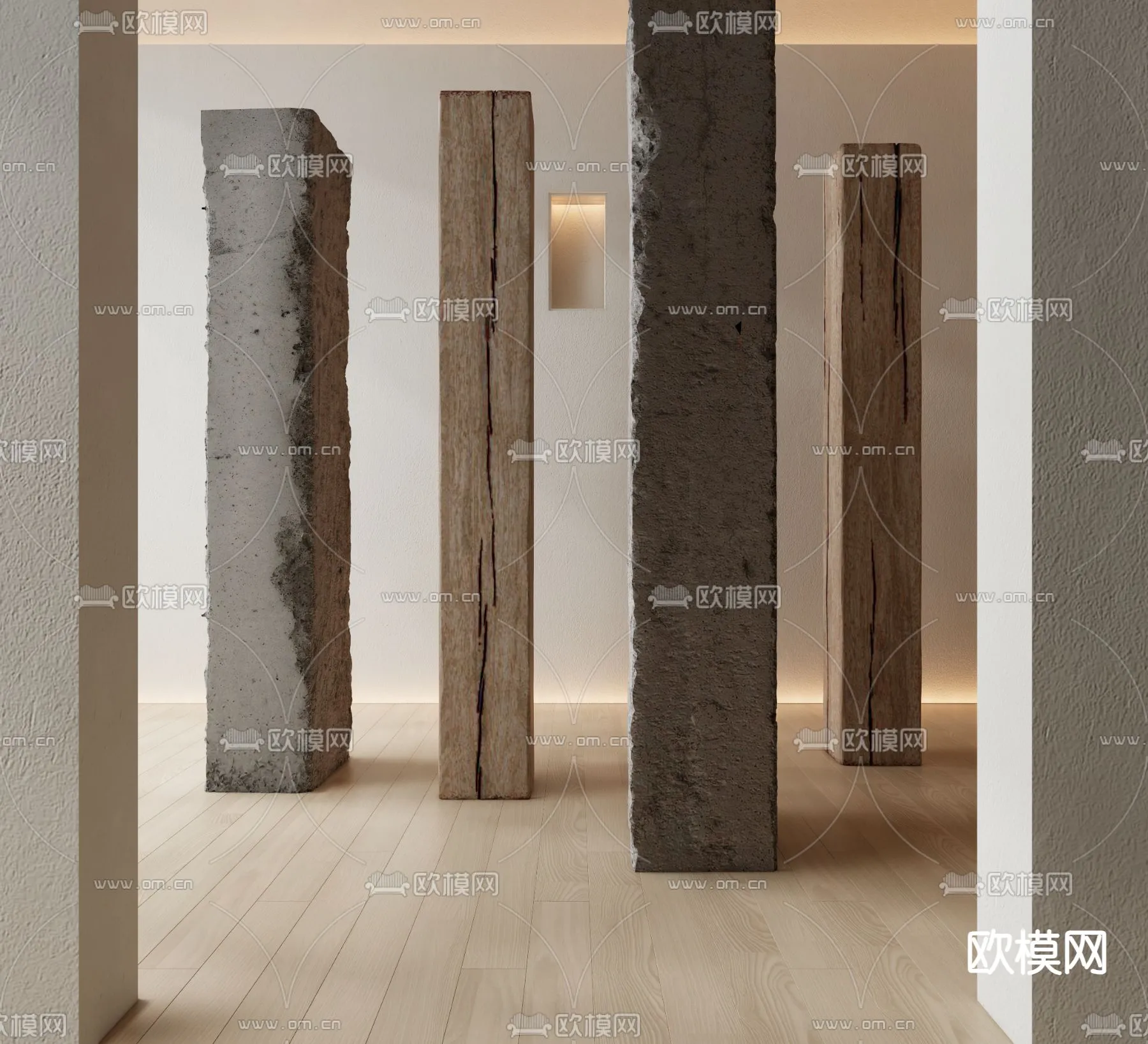 PILLAR 3D MODELS - VRAY / CORONA - 3D MODEL - 533