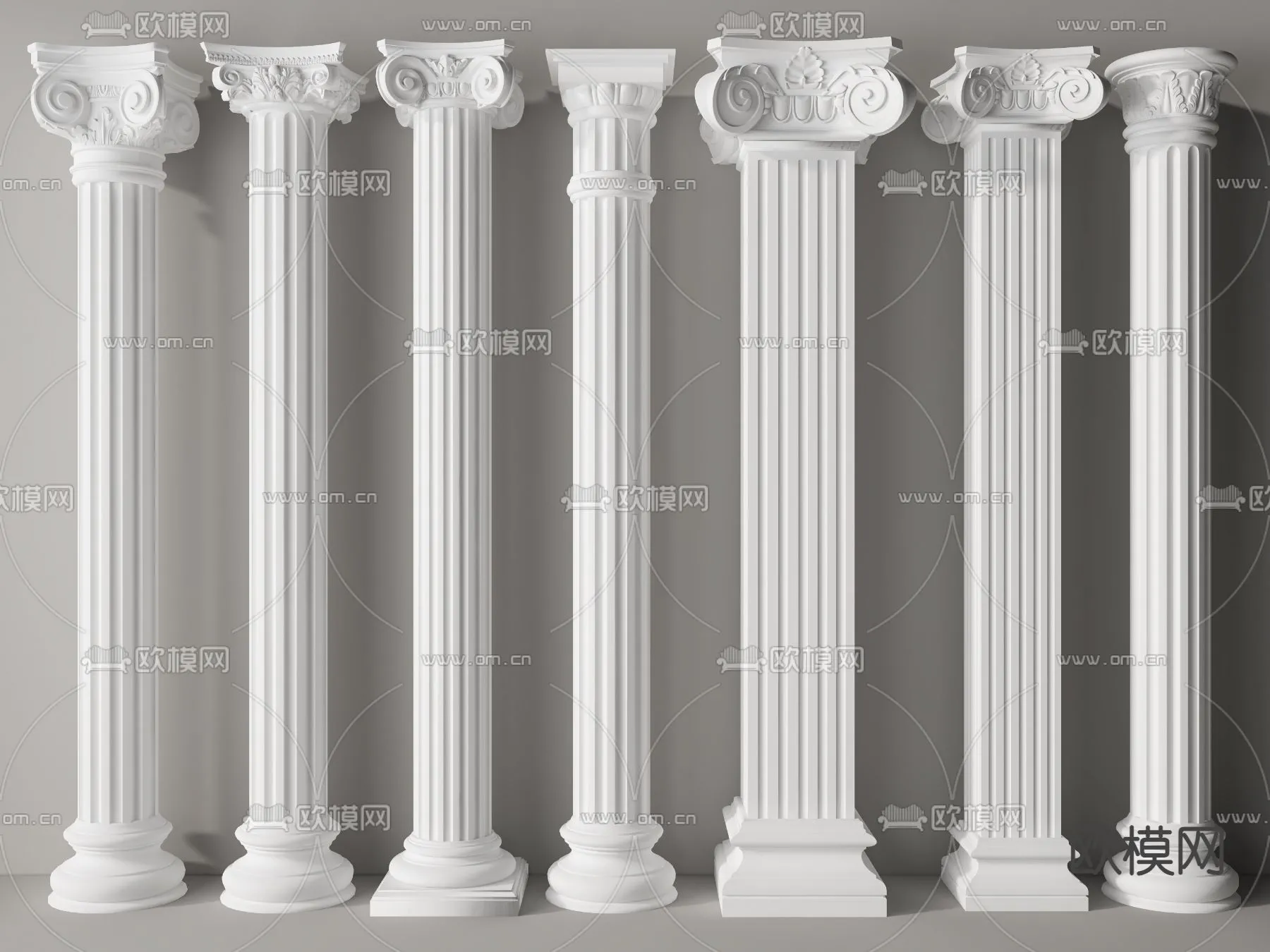 PILLAR 3D MODELS - VRAY / CORONA - 3D MODEL - 539