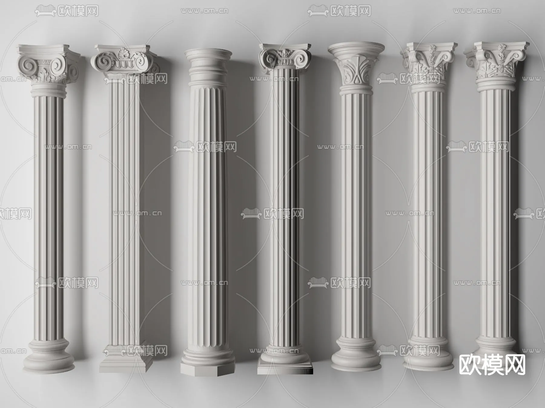 PILLAR 3D MODELS - VRAY / CORONA - 3D MODEL - 566
