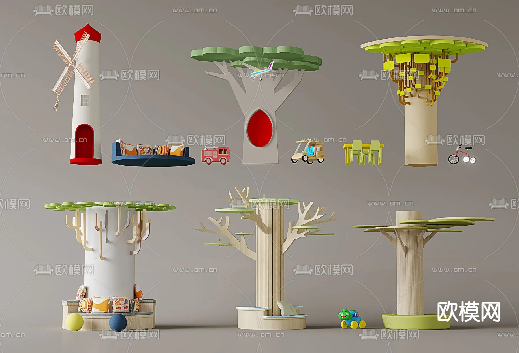 PILLAR 3D MODELS - VRAY / CORONA - 3D MODEL - 574
