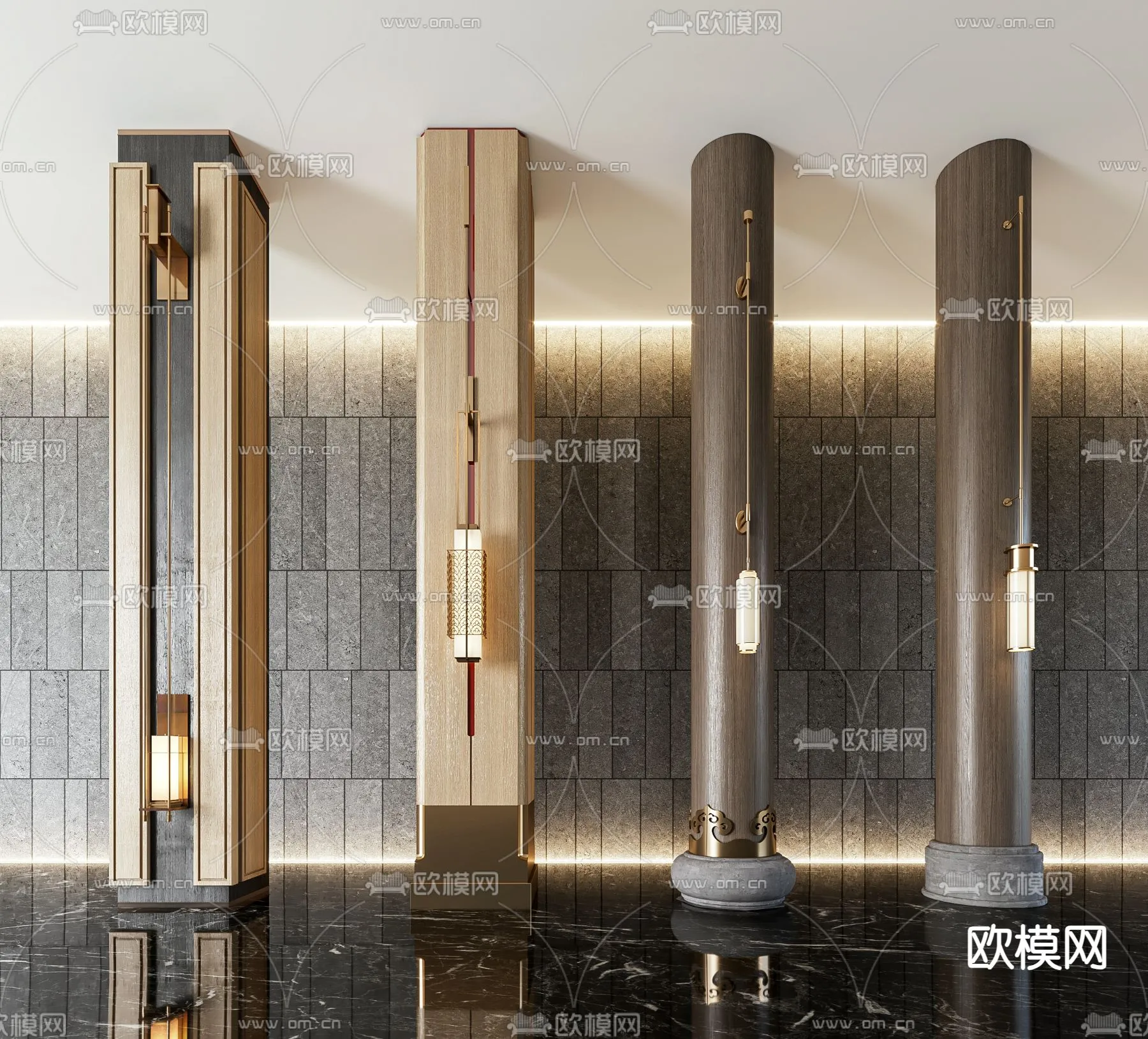PILLAR 3D MODELS - VRAY / CORONA - 3D MODEL - 587