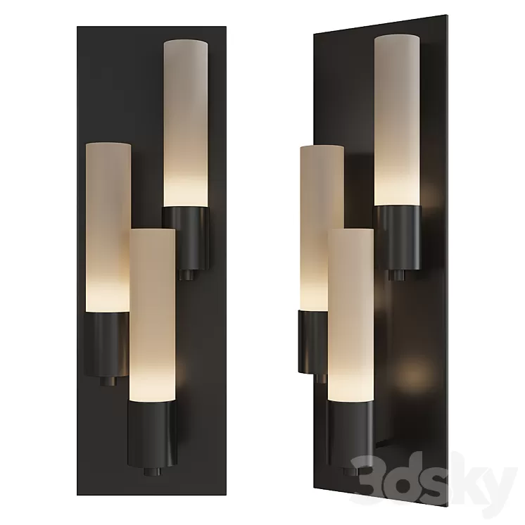 Pillar multilight wall sconce 3D Model