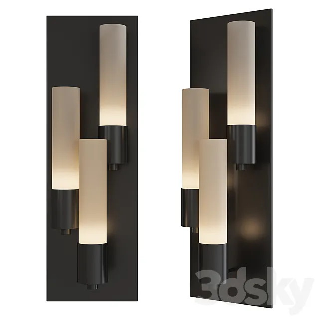 Pillar multilight wall sconce 3DModel